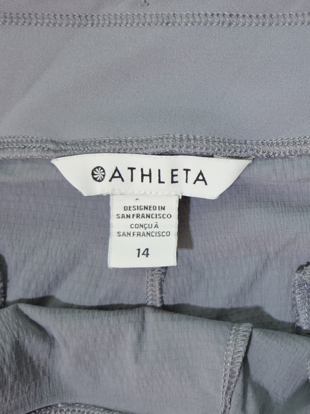 Athleta Slate Gray Women's Utility Joggers Size 14 - Picture 8 of 14